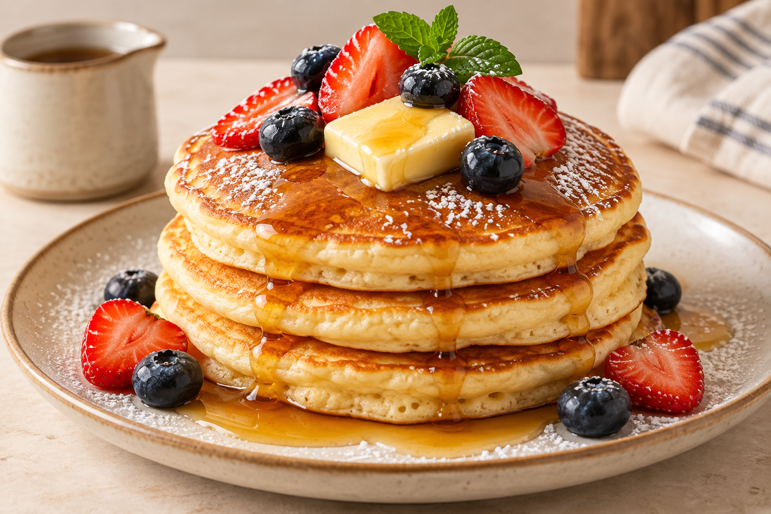 Buttermilk Pancake Stack
